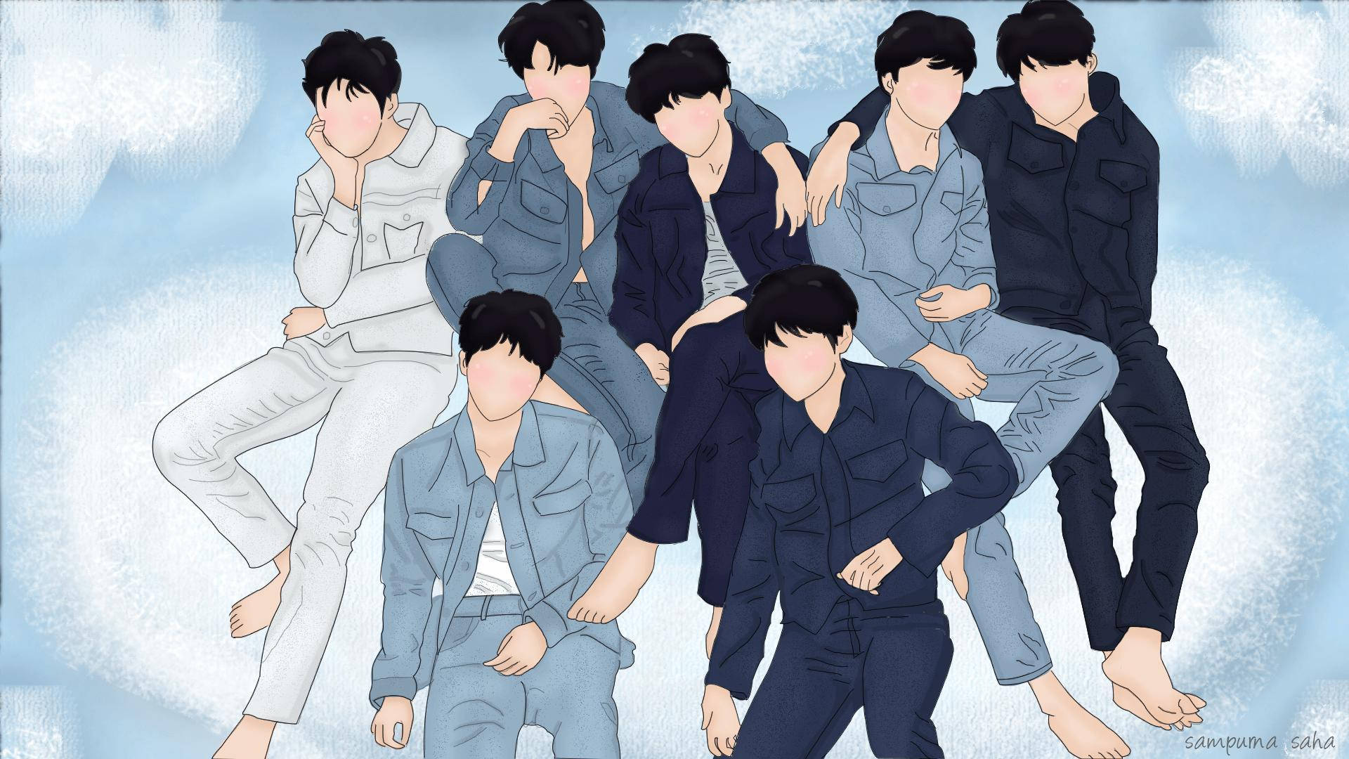 BTS 2020 Animasjonskunst Bakgrunner