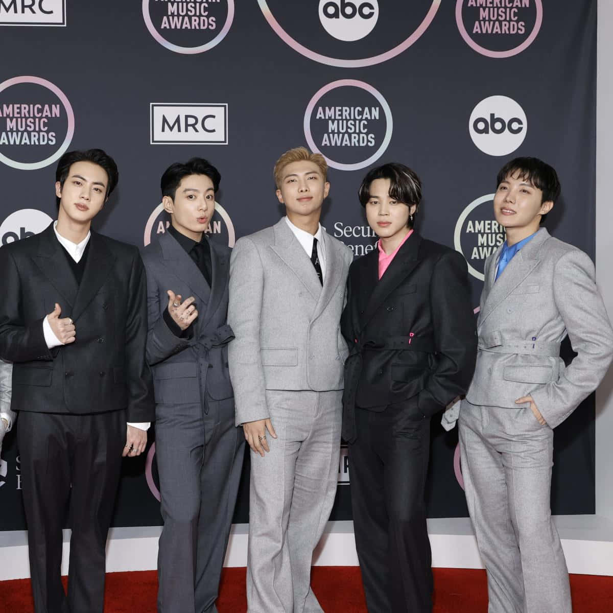 BTS AMA-bilde Bakgrunner