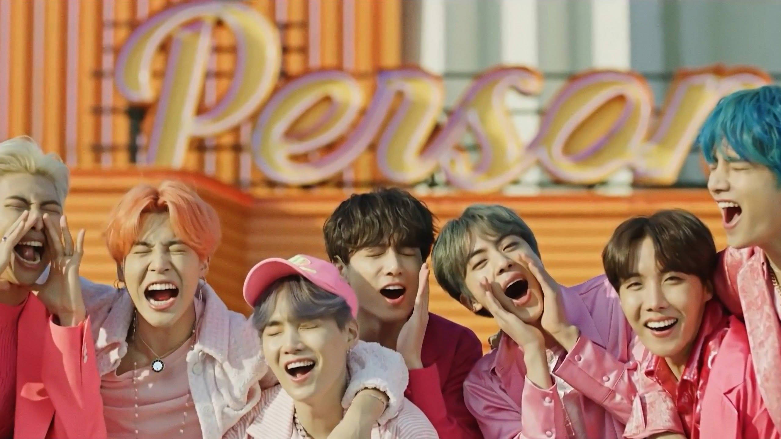 BTS Boy With Luv skrivebordsbakgrunn Bakgrunner