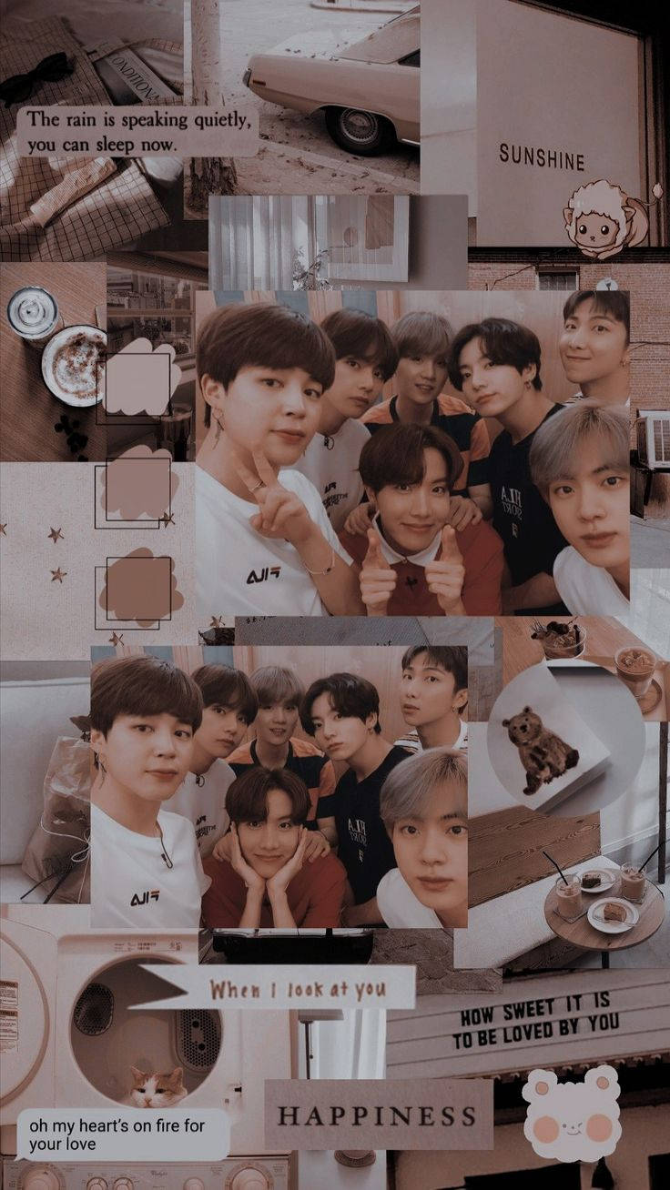 BTS Estetisk sprø selfie Bakgrunner
