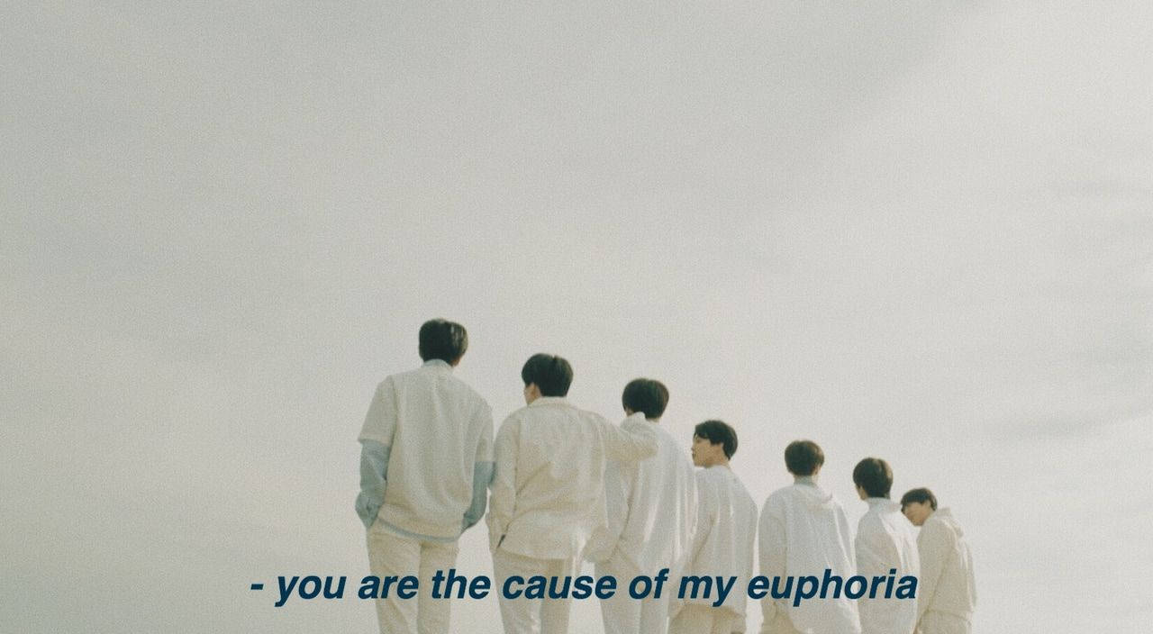 BTS Euphoria Tekster Laptop Bakgrunner