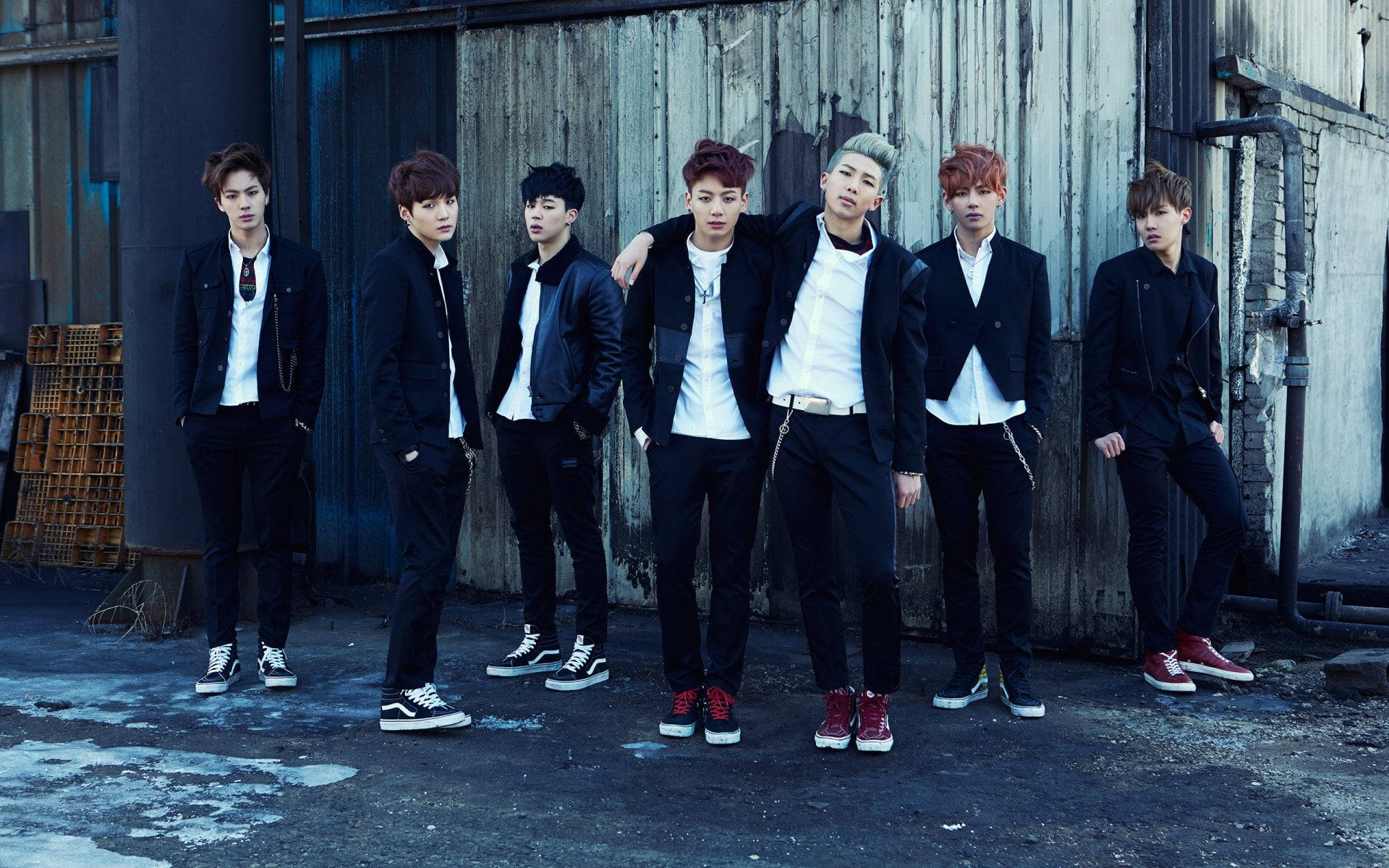 BTS Gruppe Bilde Skool Luv Affair Bakgrunner