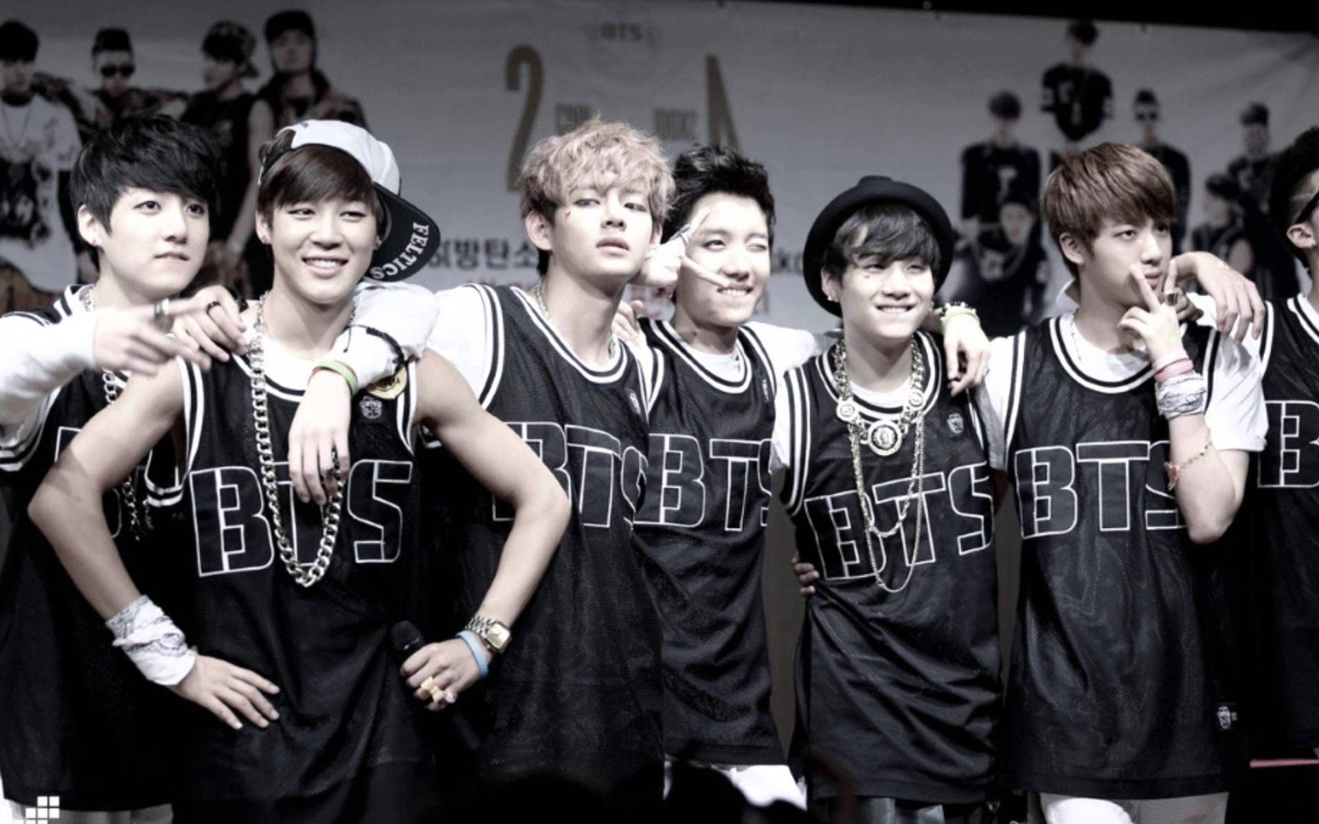 BTS gruppebilde debut 2013 bakgrunnsbilde — Bts gruppebilde GIF Bakgrunner
