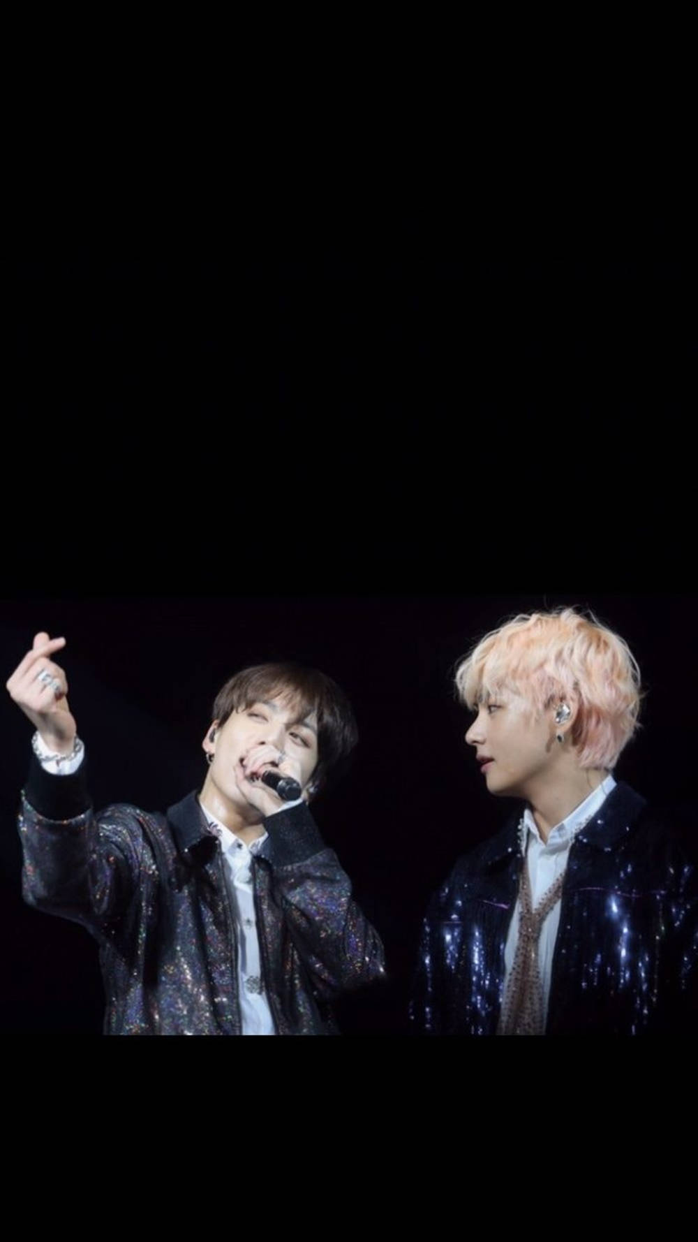 BTS JK og V på Love Yourself-turneen Bakgrunner