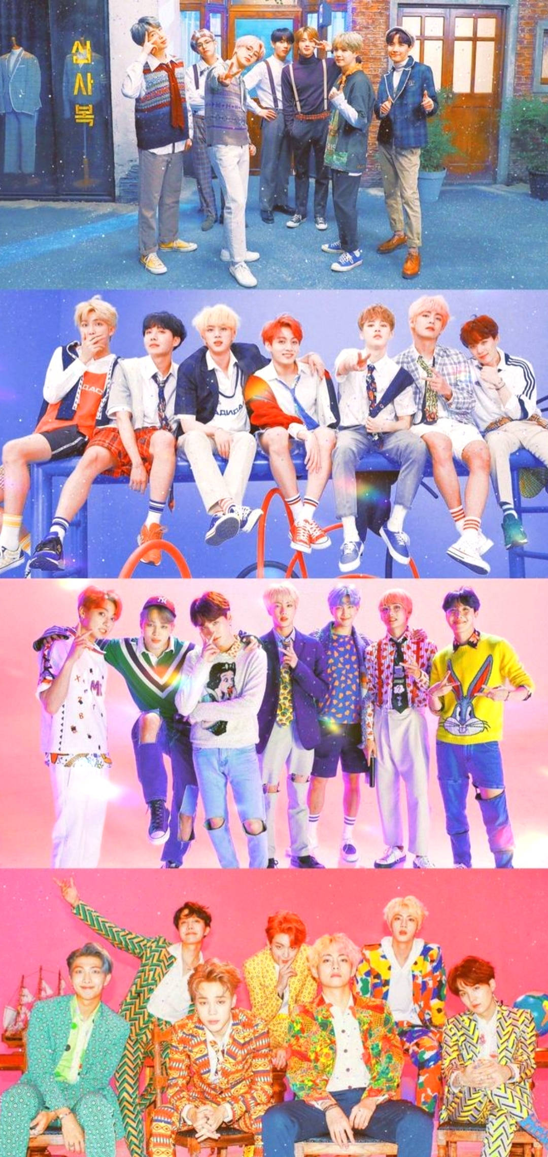 BTS Låseskjerm Gruppe Bilder Bakgrunner