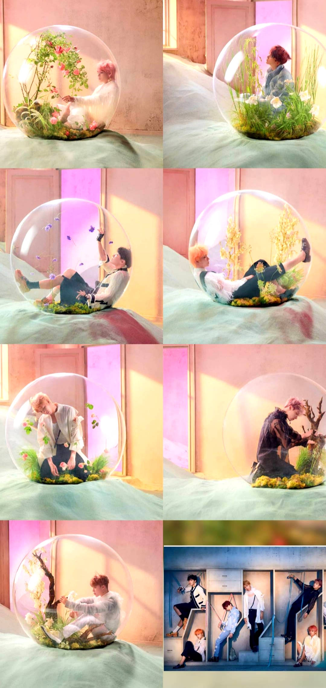 BTS Låseskjerm Love Yourself: Answer Bakgrunner
