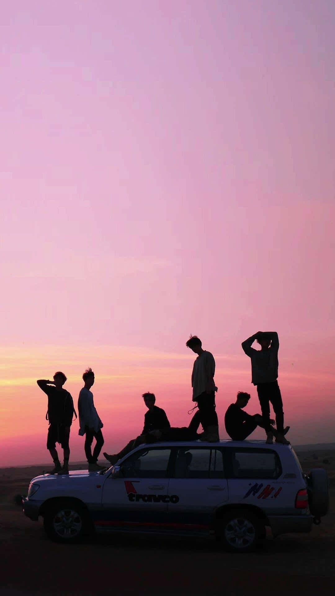 BTS Lilla Himmel iPhone Bakgrunner