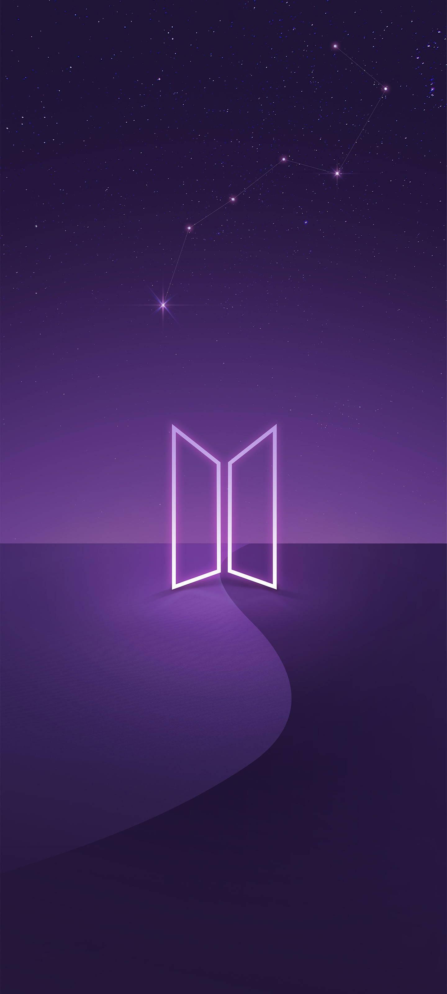 BTS-logo for Samsung S20 FE Bakgrunner