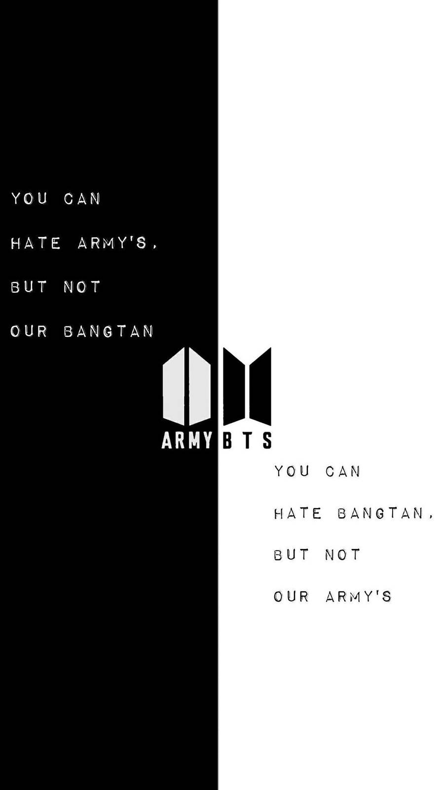 BTS-logo i svart og hvitt Bakgrunner