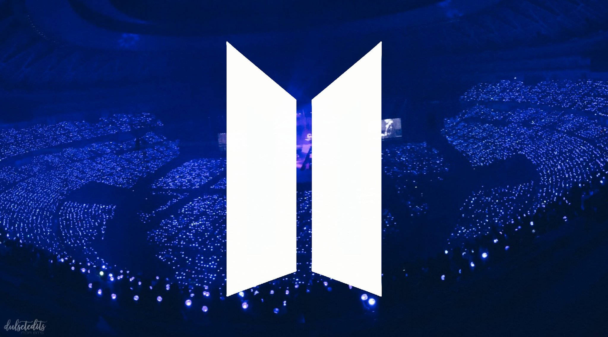 BTS-logo på konsert Bakgrunner