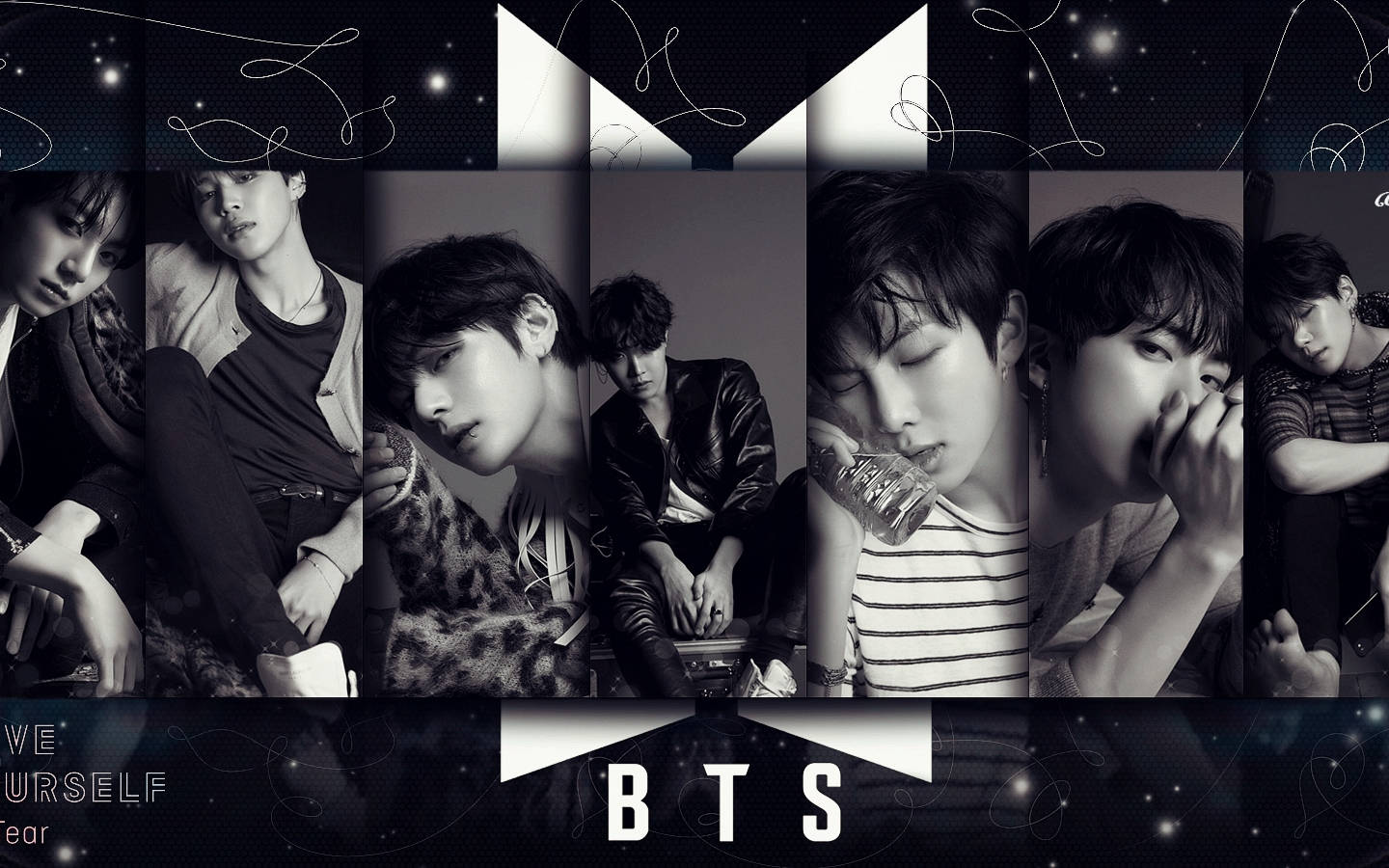 BTS-logo på Love Yourself Tear Bakgrunner