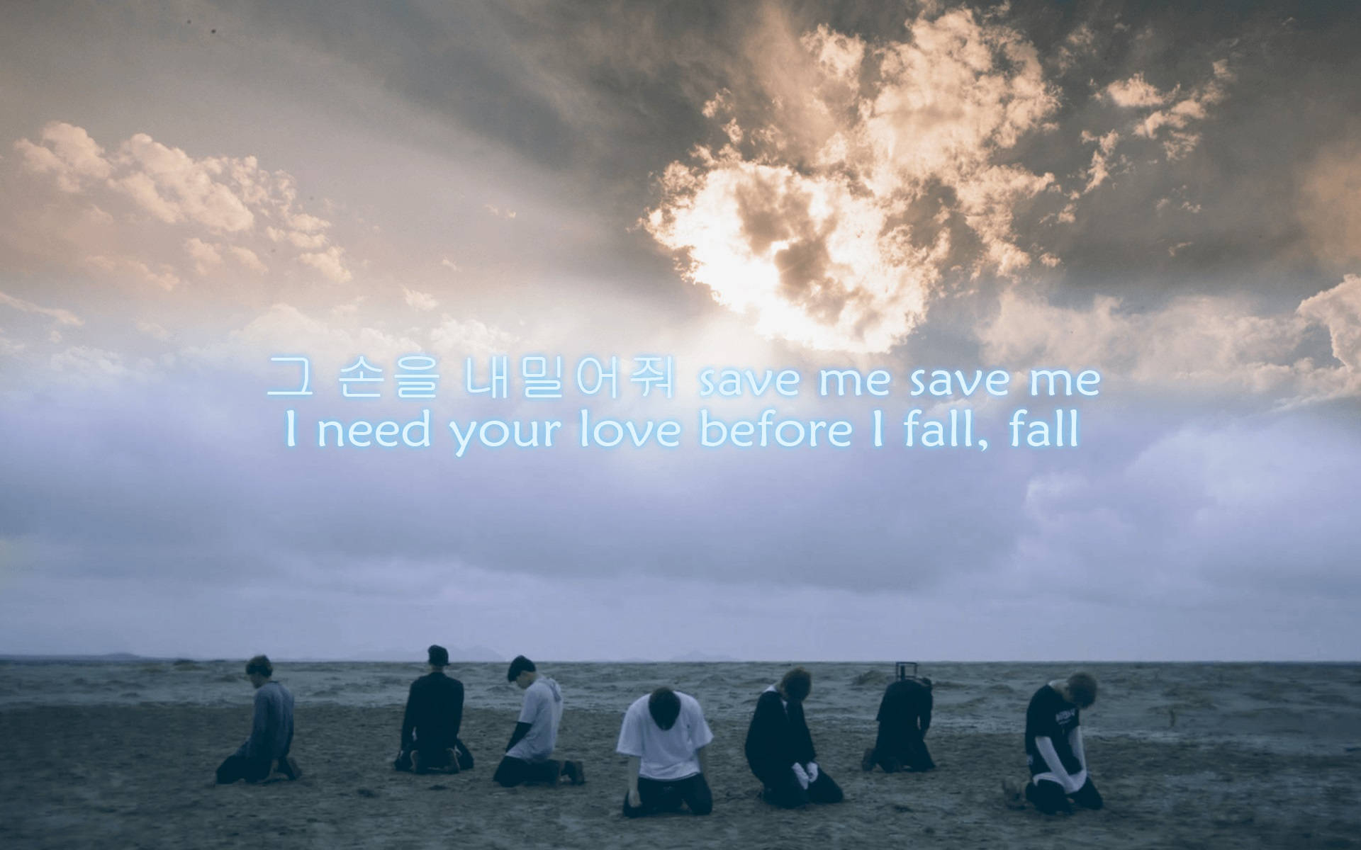 BTS Save Me Tekster Laptop Bakgrunner
