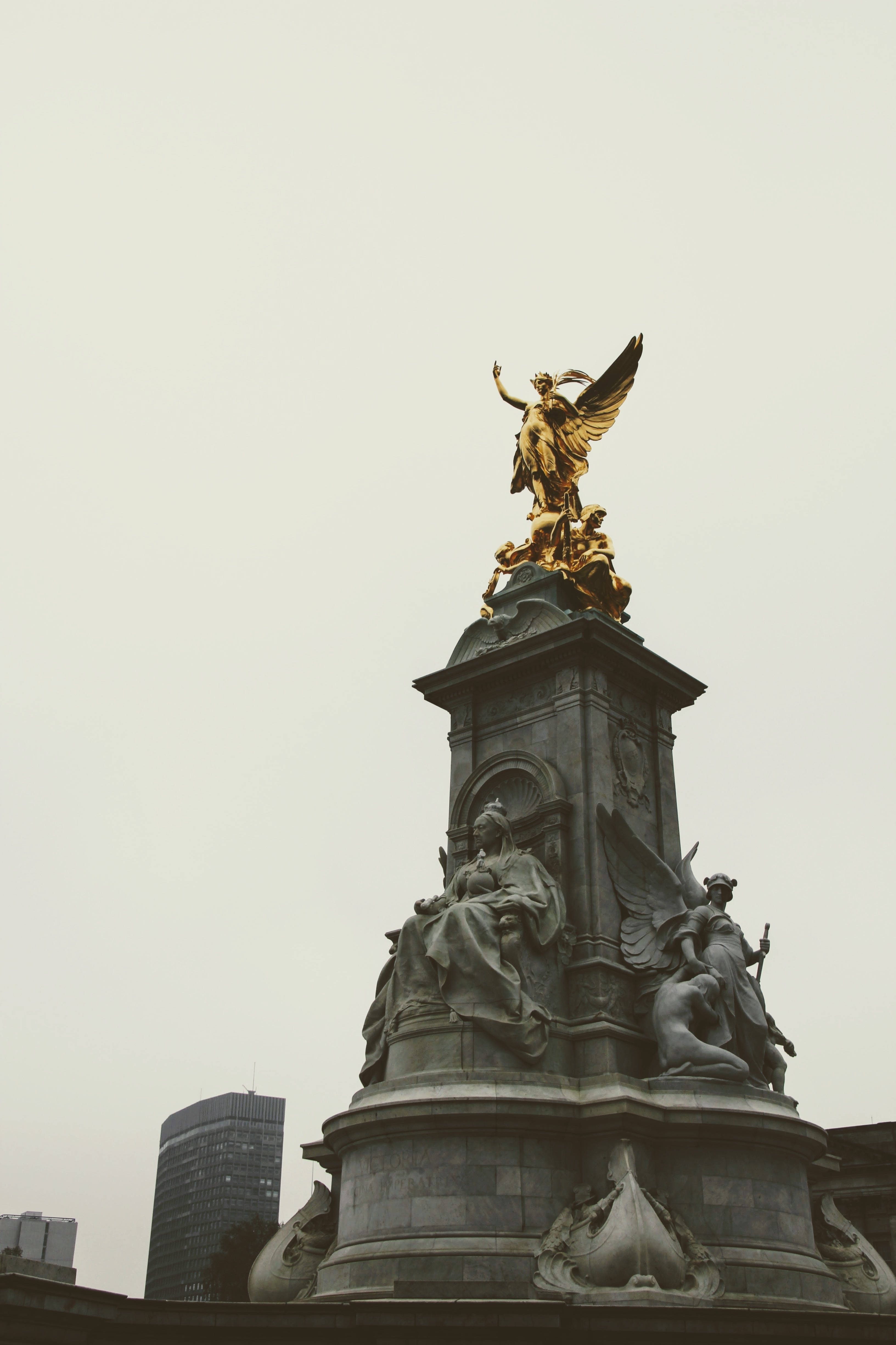 Buckingham Palace-skulptur Bakgrunner