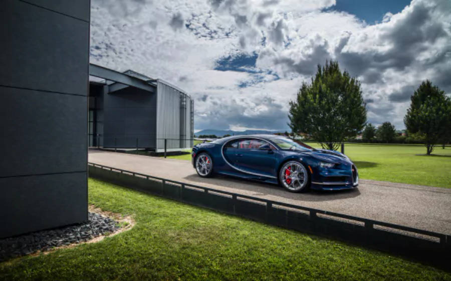 Bugatti Chiron 2017 4K Bakgrunner