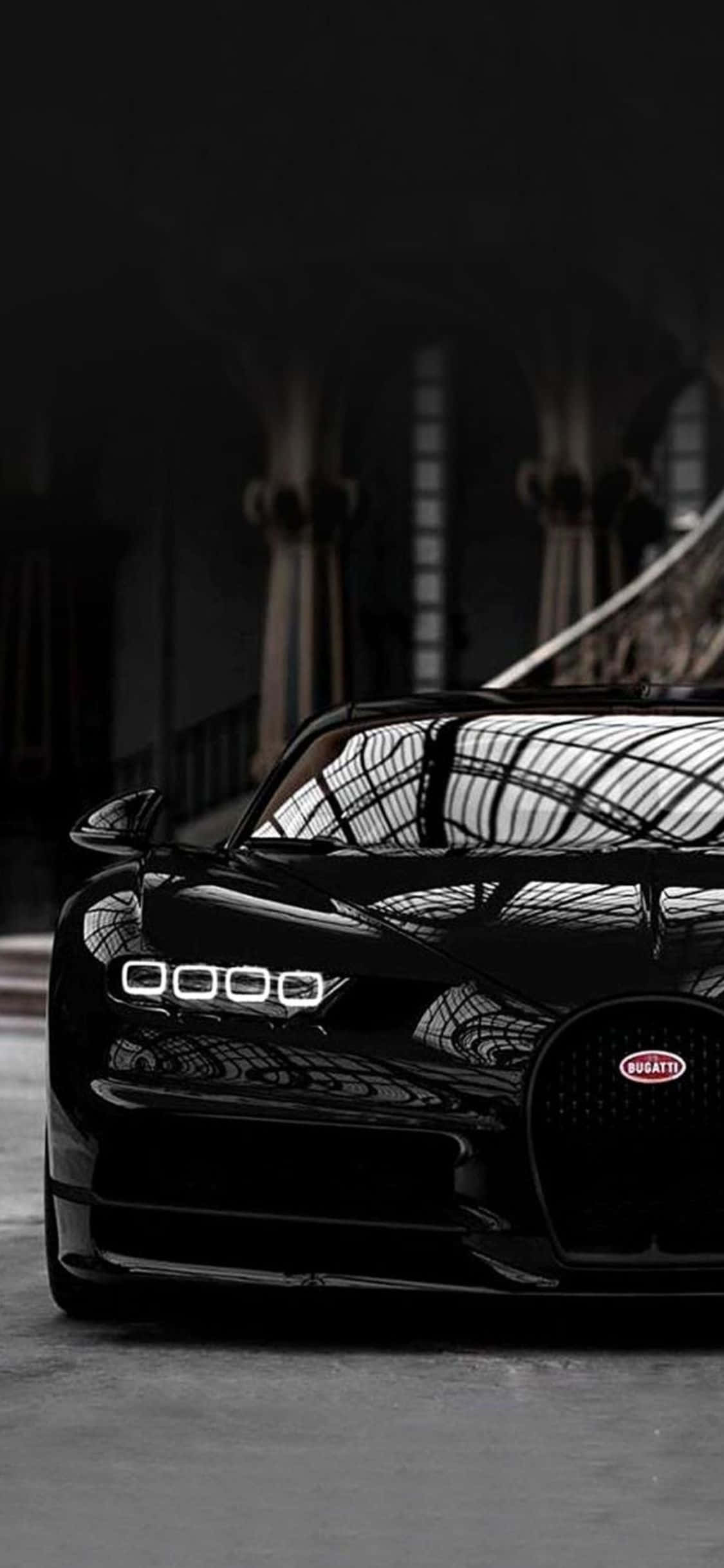 Bugatti klassisk stil på iPhone XS Bakgrunner