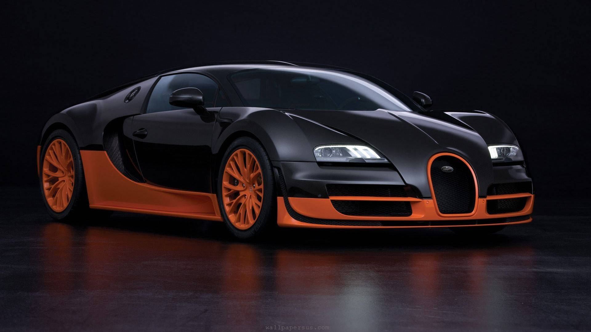 Bugatti Veyron Supersportbil Bakgrunner