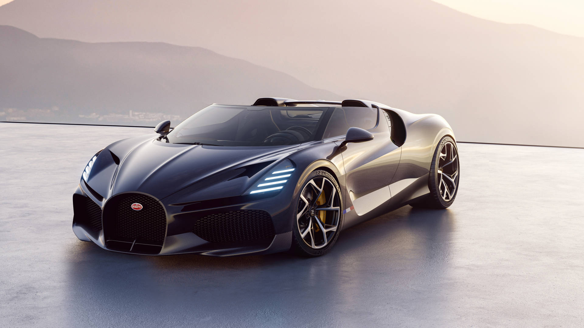 Bugatti W16 Mistral 4K Laptopbil-bilde