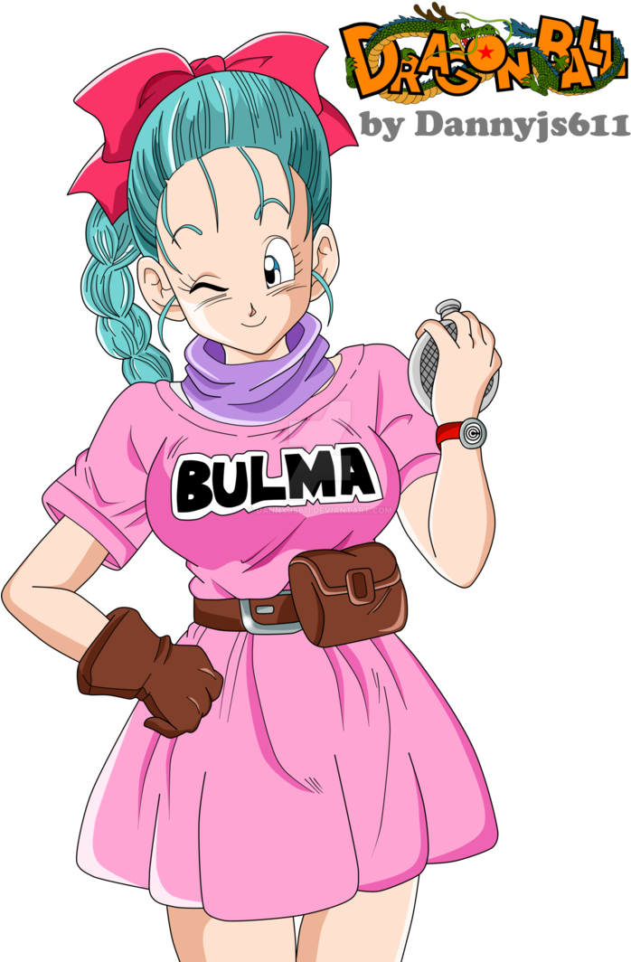 Bulma klassisk rosa kjole Dragon Ball Bakgrunner