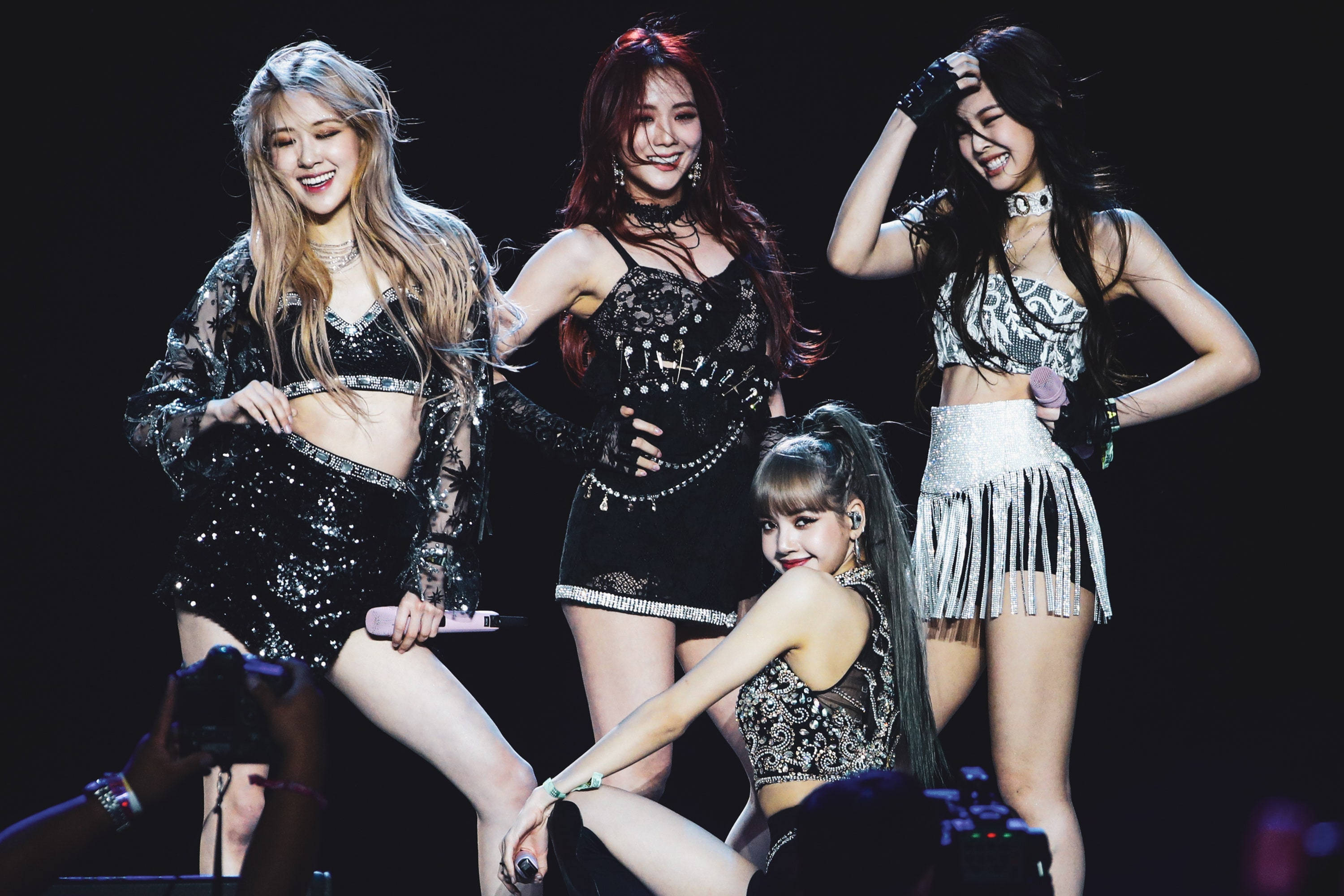 Candid Stage Blackpink Skrivebord Bakgrunner