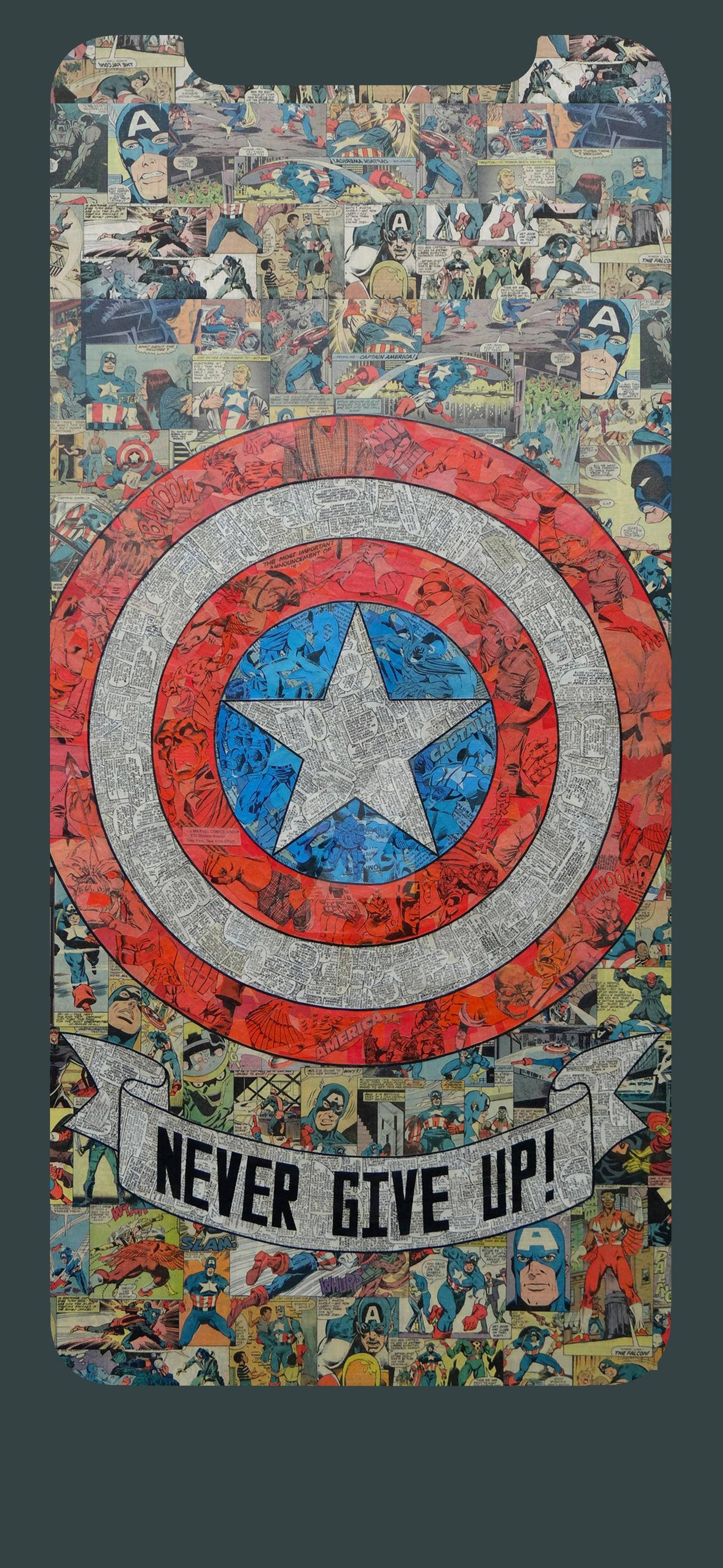 Captain America iPhone Tegneseriekunst Bakgrunner