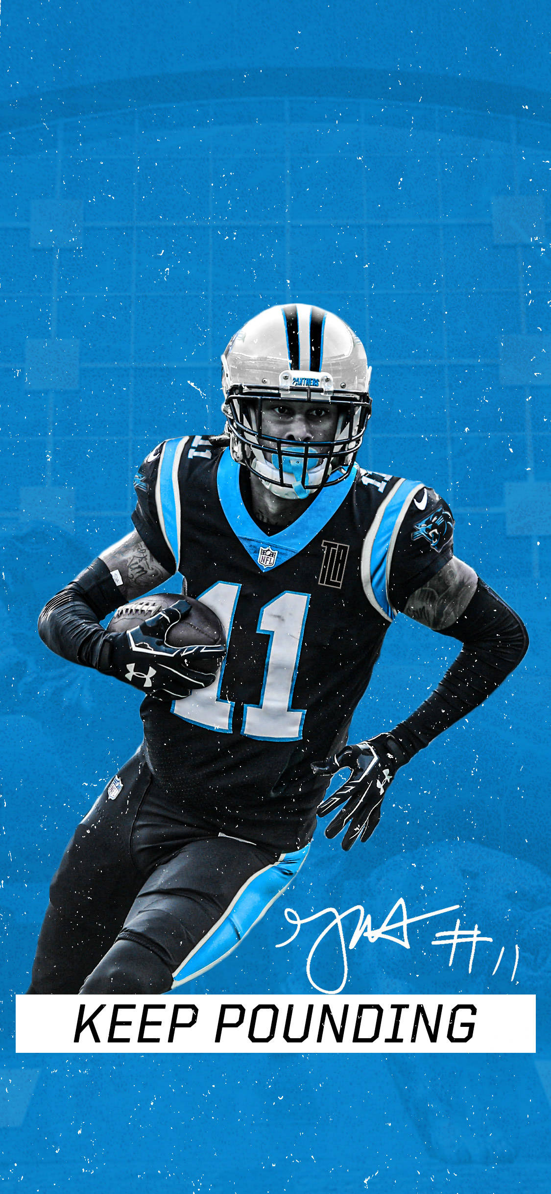 Carolina Panthers Nummer 11 Bakgrunner