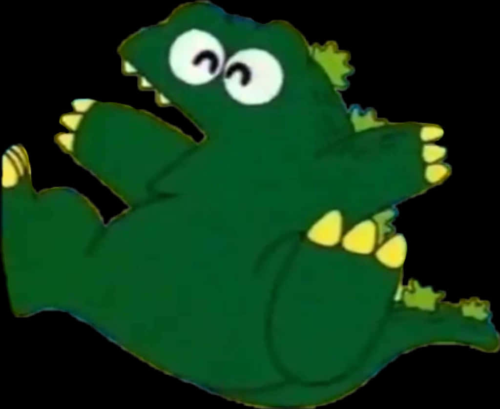 Cartoon Godzilla-parodi Bakgrunner