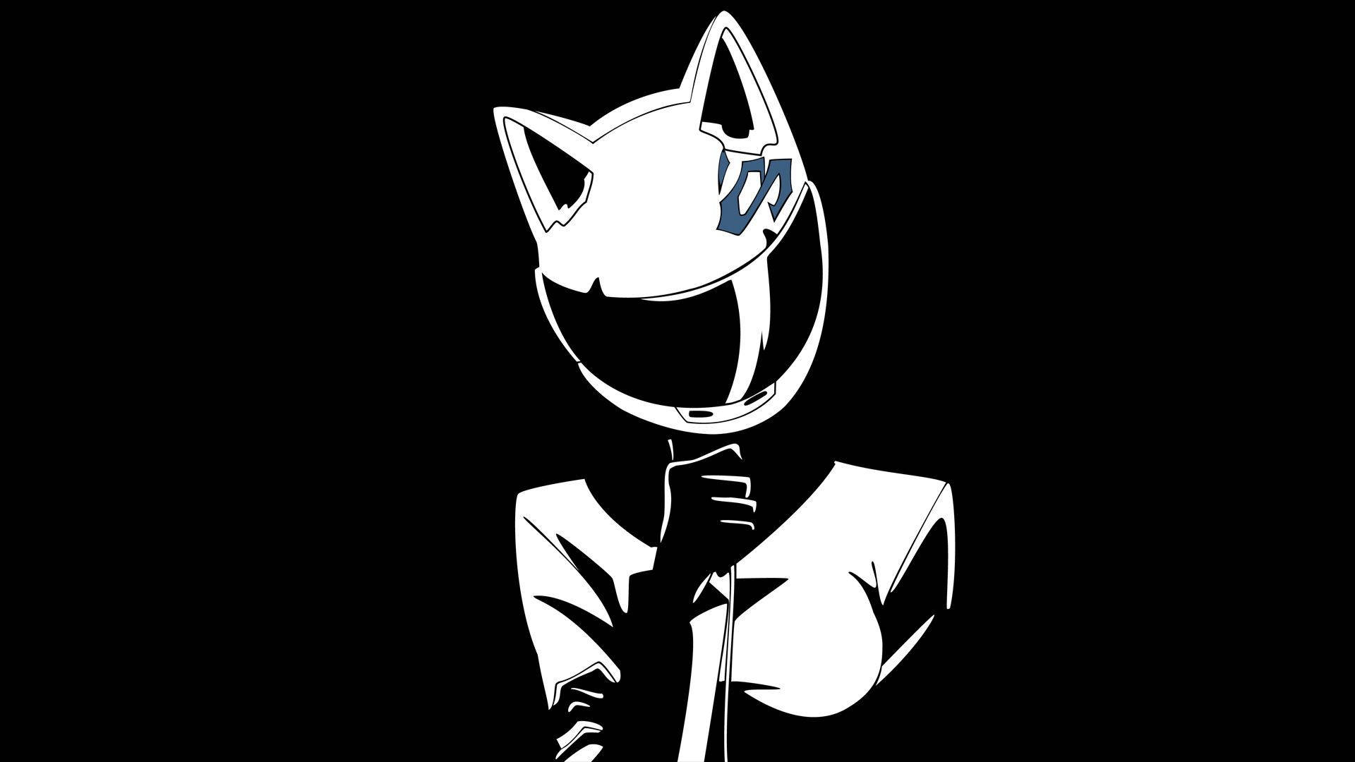 Celty Sturluson Svart Anime Bakgrunner