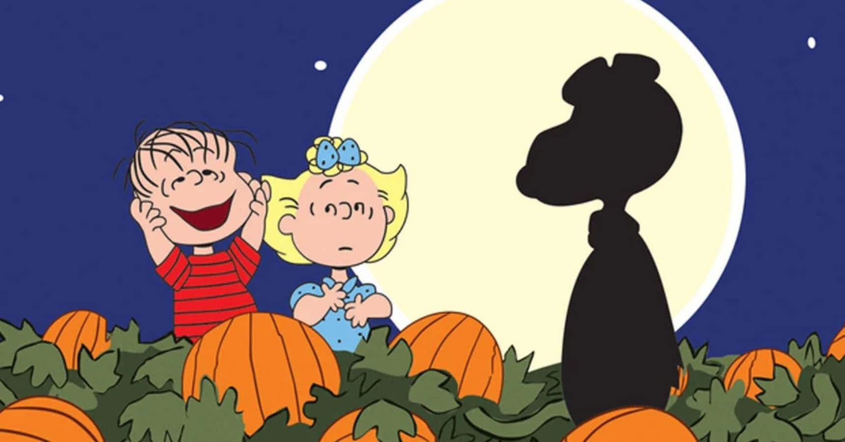 Charlie Brown feirer Halloween Bakgrunner