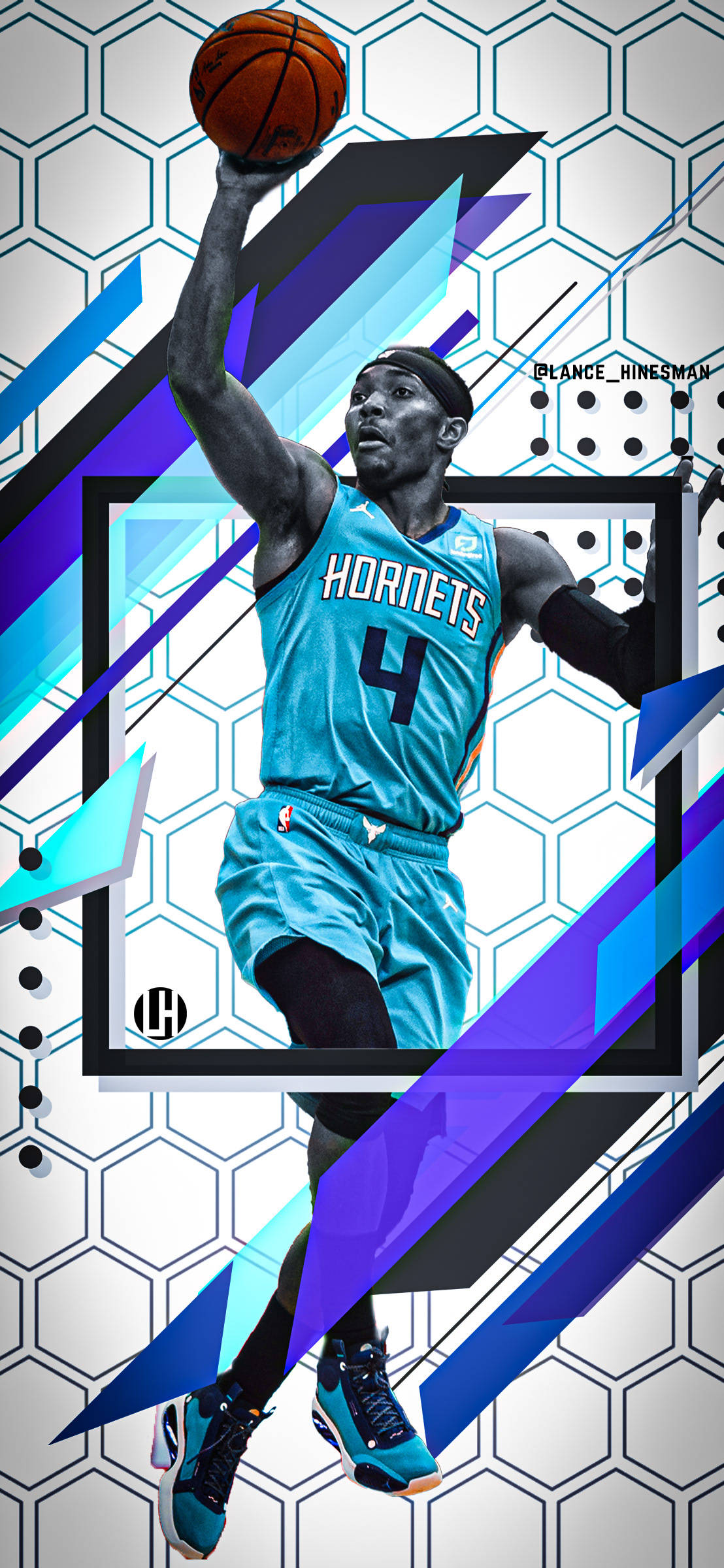 Charlotte Hornets Devonte Graham Bakgrunner