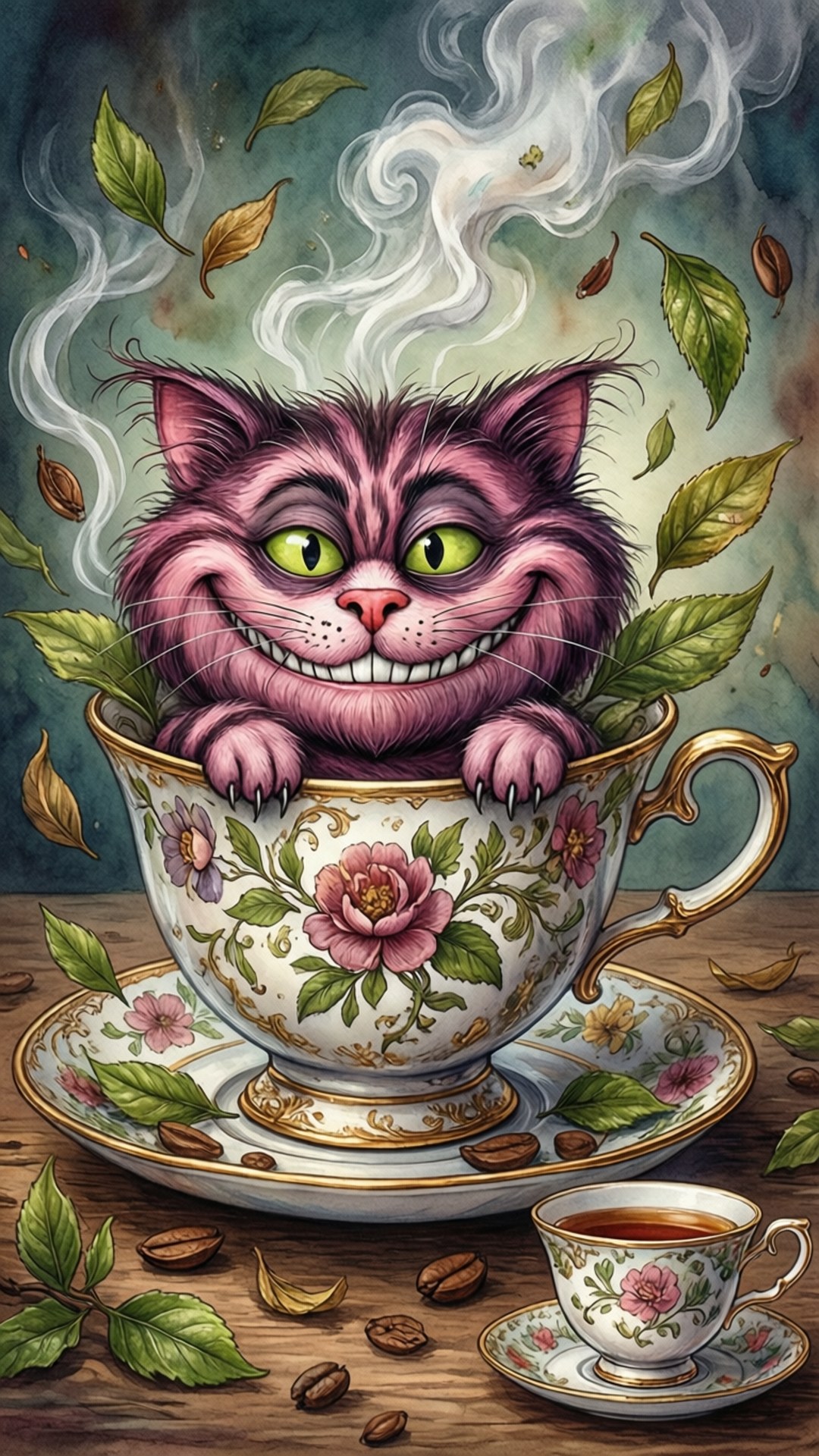 Cheshire i tekop Bakgrunner