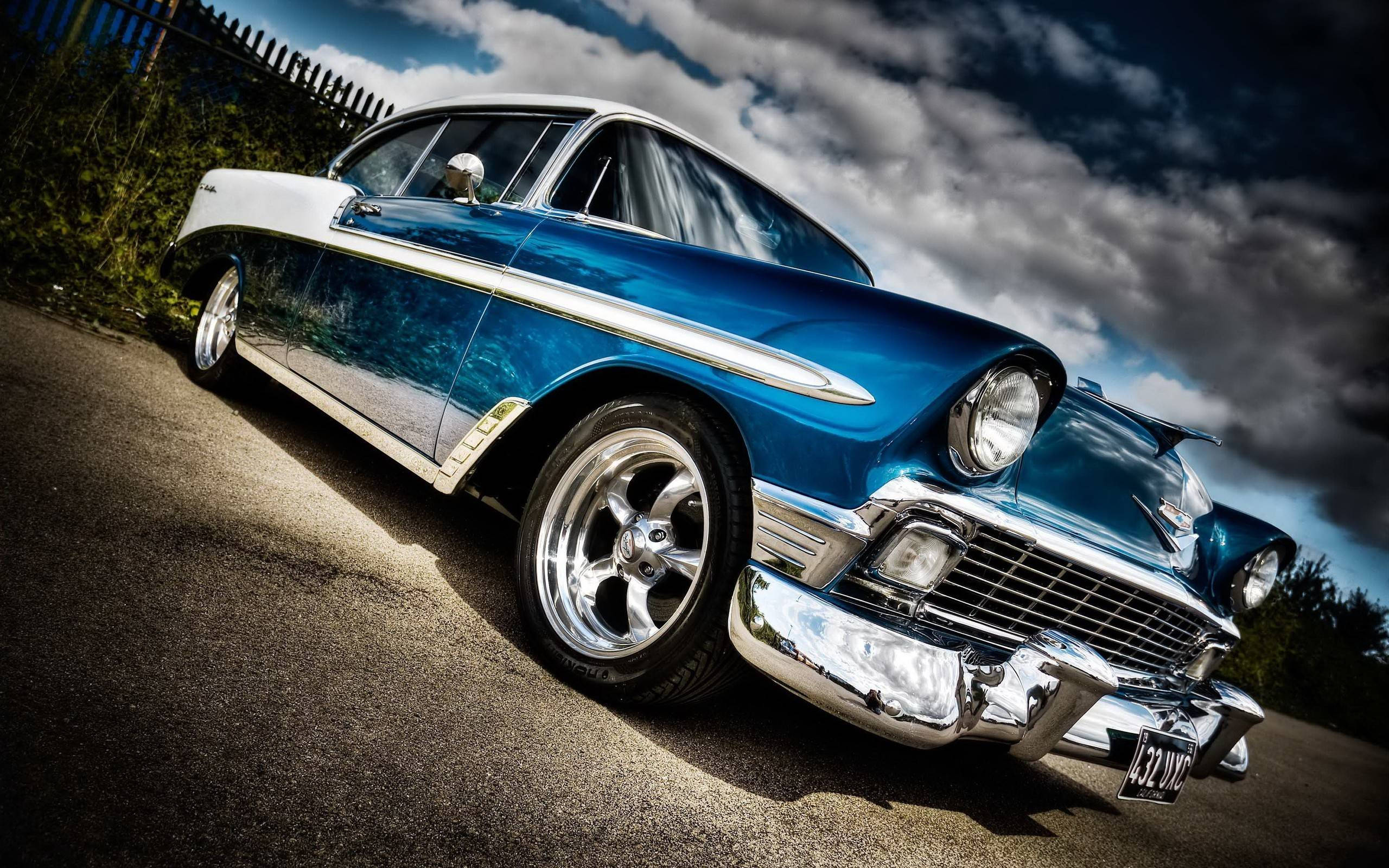 Chevrolet Bel Air klassisk bil Bakgrunner