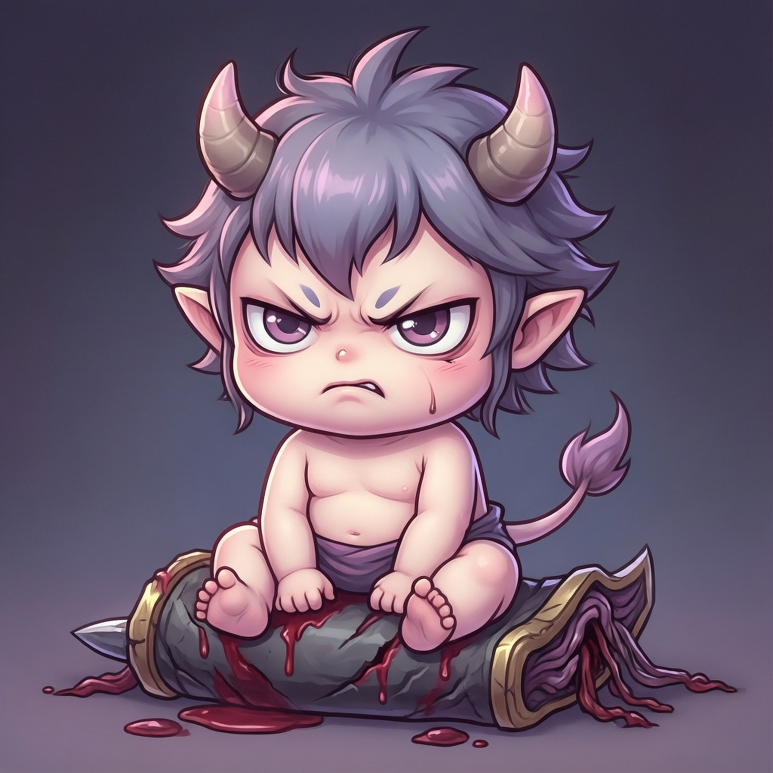 Chibi Baby Sukuna Bakgrunner