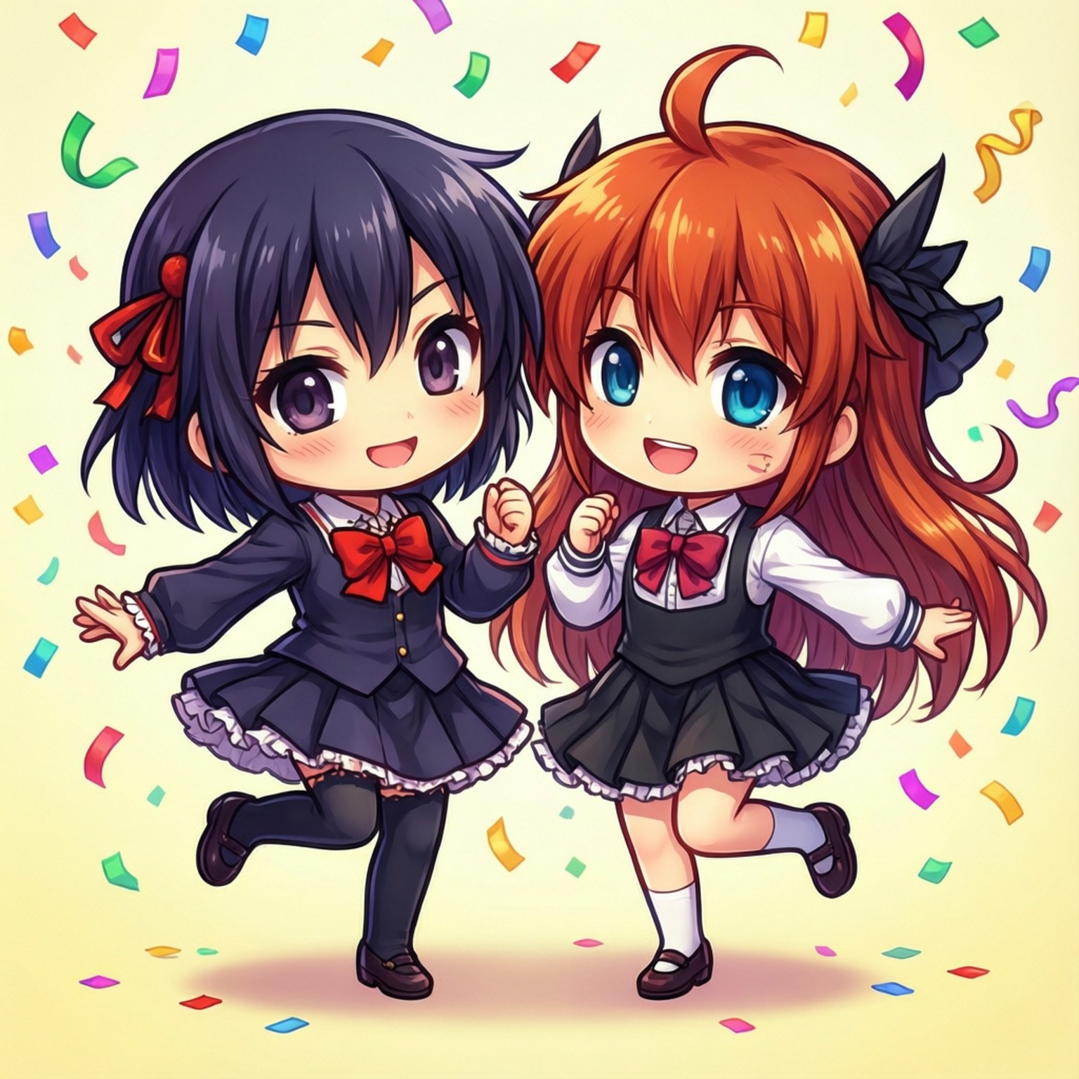 Chibi dansefest Bakgrunner