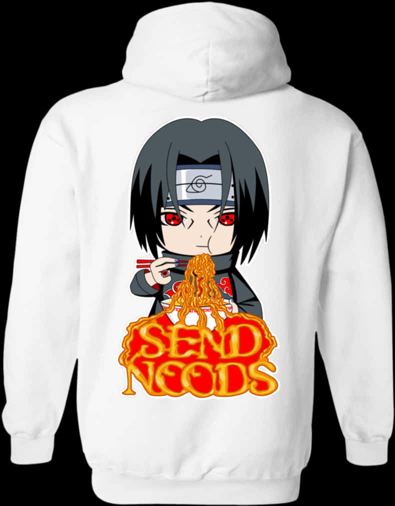 Chibi Itachi spiser nudler hettegenser Bakgrunner