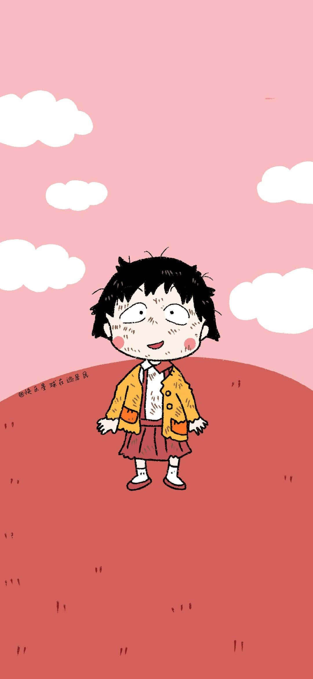 Chibi Maruko Chan-bakgrunn Bakgrunner