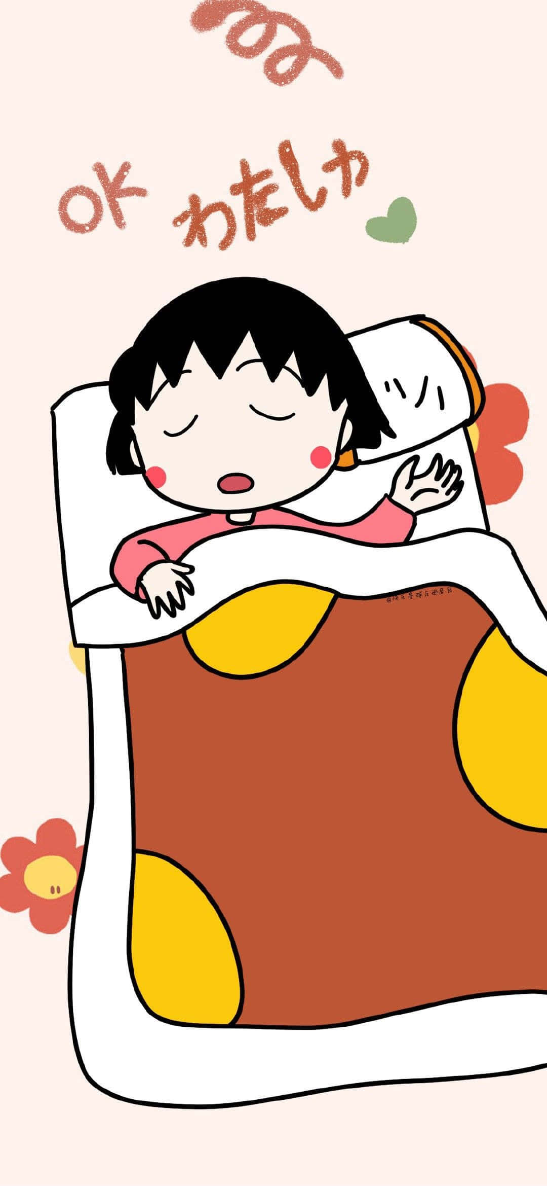 Chibi Maruko Chan-bakgrunn Bakgrunner