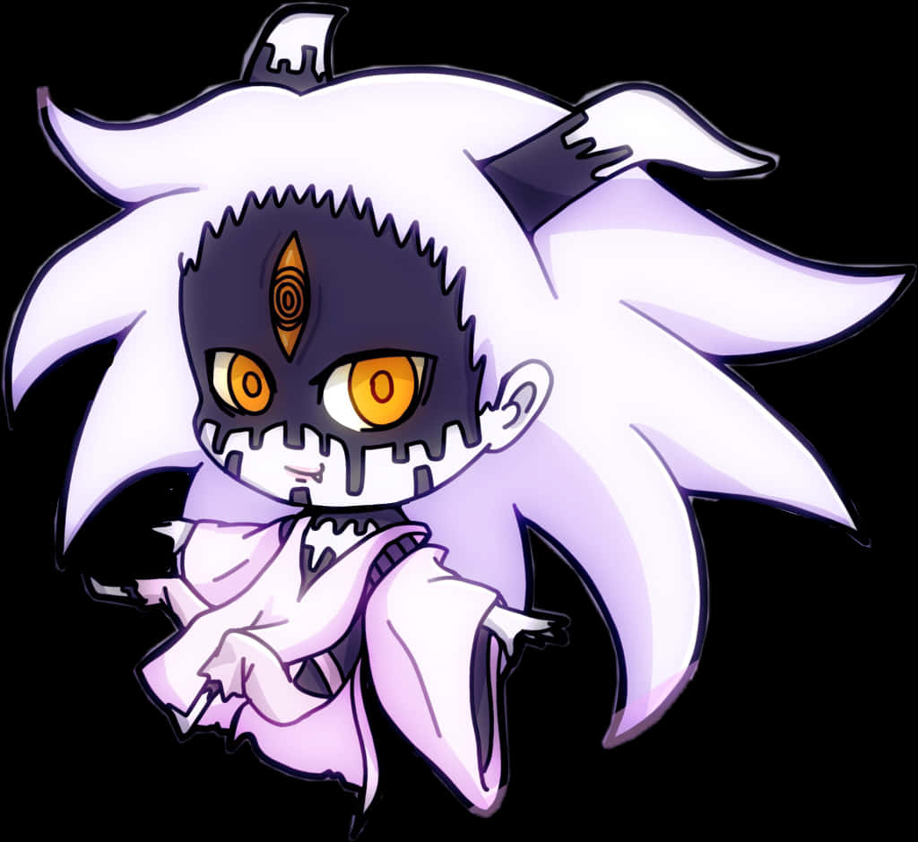 Chibi Spøkelseskarakter Kunst Bakgrunner