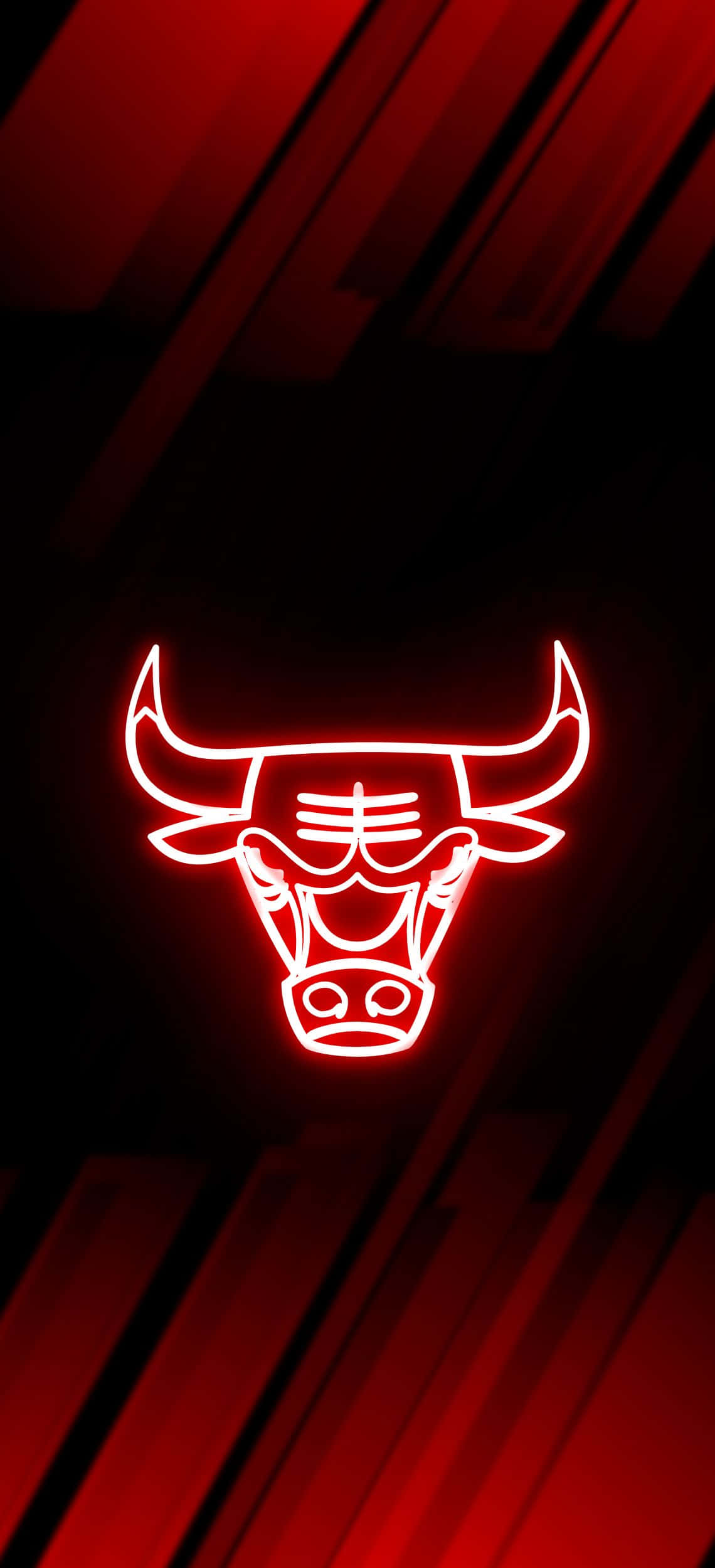 chicago bulls logo på rød bakgrunn Bakgrunner