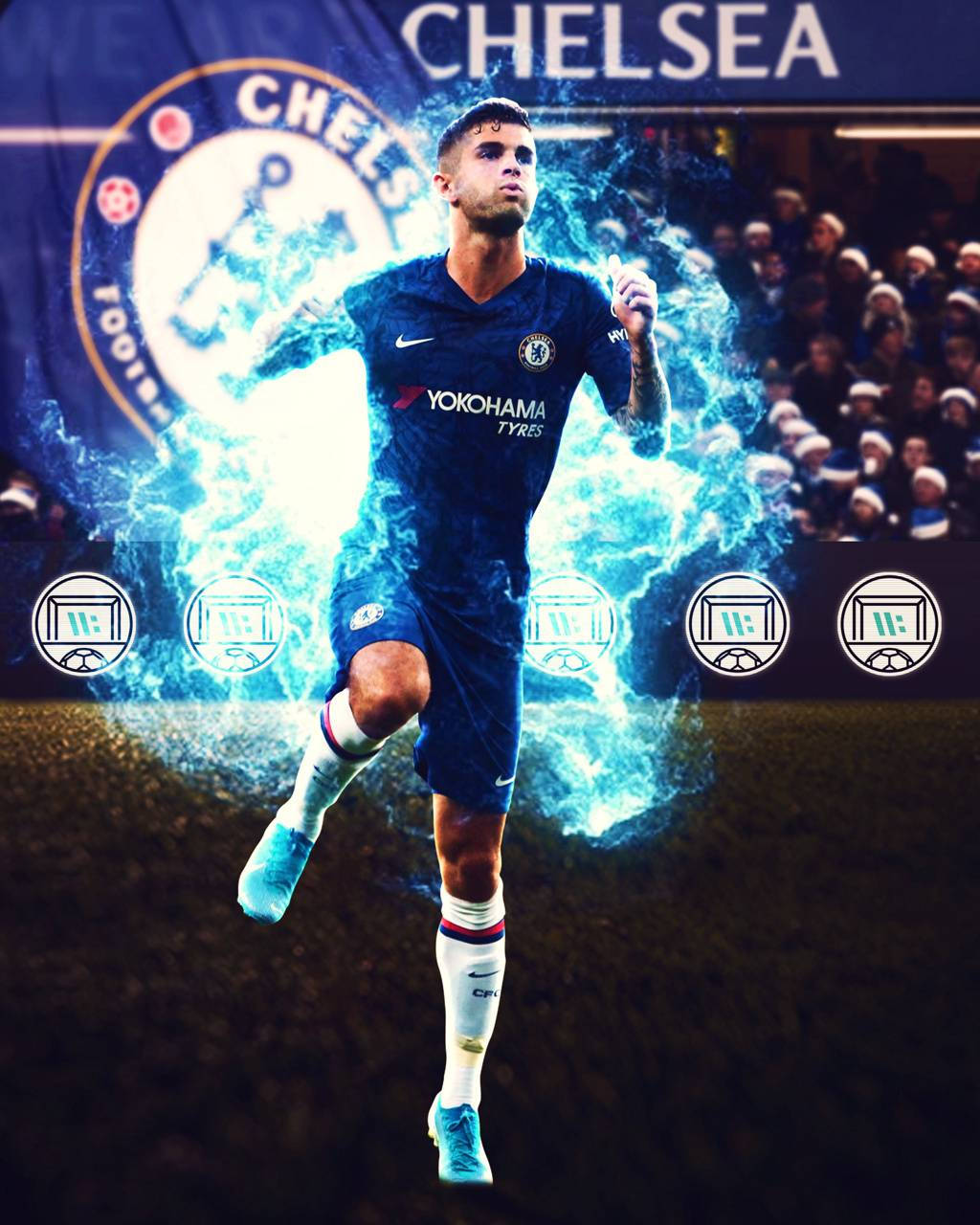 Christian Pulisic Dramatisk Bakgrunner