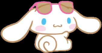 Cinnamoroll med solbriller Bakgrunner