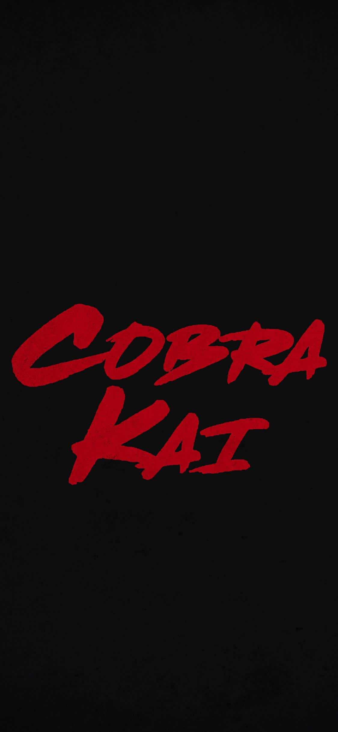 Cobra Kai iPhone Xr Tittel Bakgrunn Bakgrunner