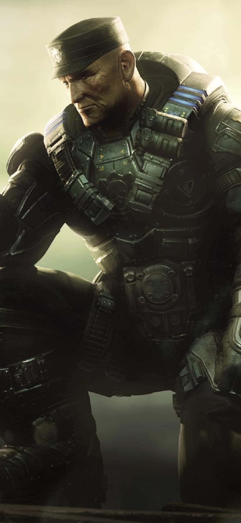 Colonel Victor Hoffman iPhone XS Gears Of War 5-bakgrunn Bakgrunner