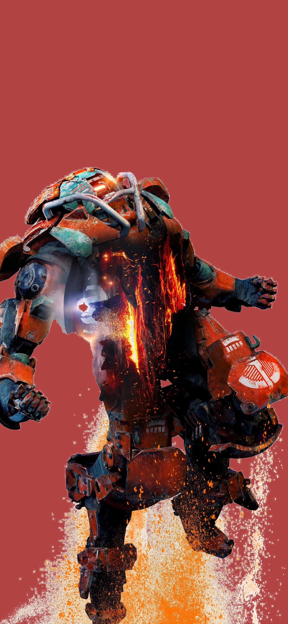 Colossus Flyr Opp Pixel 3 Anthem Bakgrunn Bakgrunner
