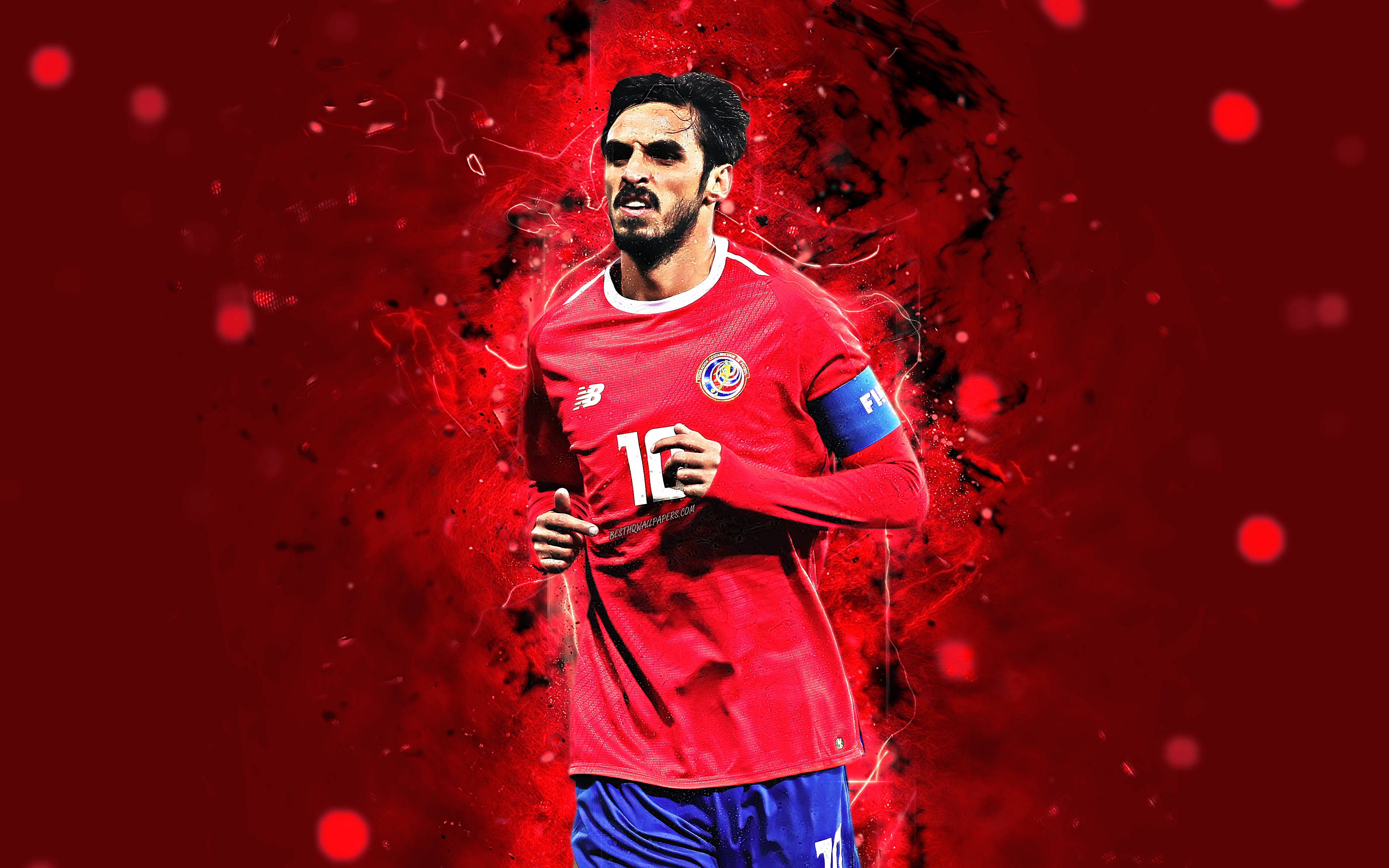Costa Ricas landslagskaptein Bryan Ruiz Bakgrunner