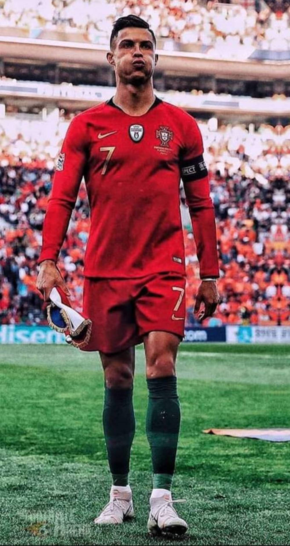 Cristiano Ronaldo kul Portugal landslagskaptein Bakgrunner