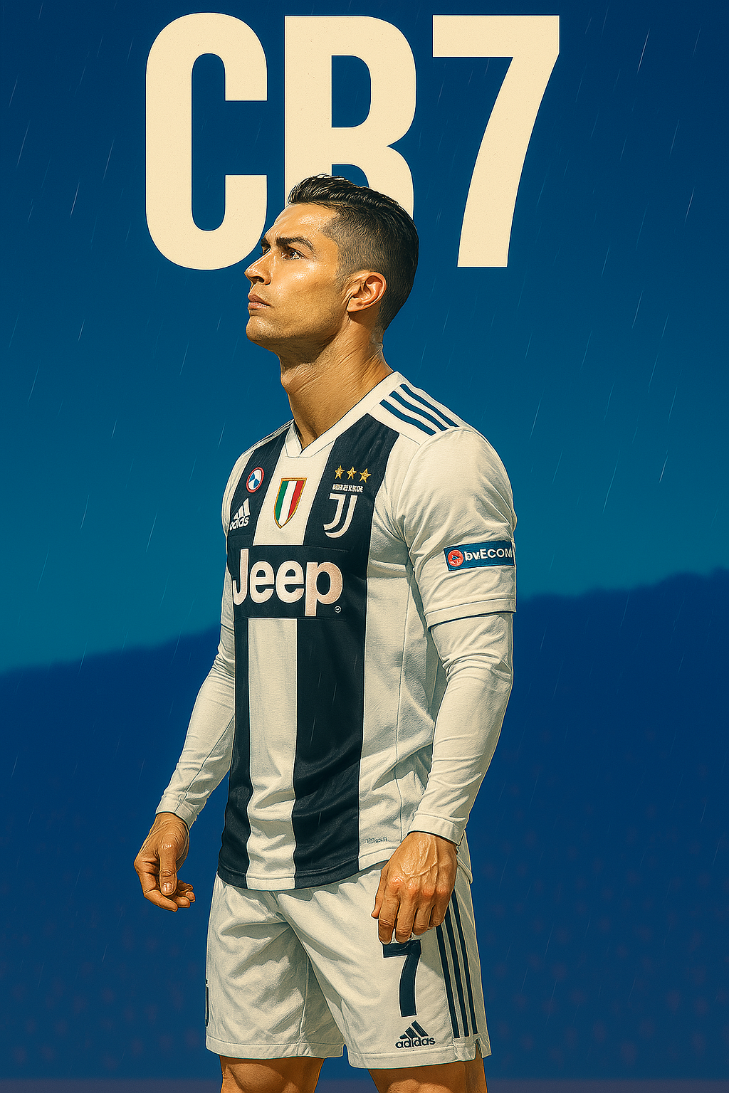 Cristiano Ronaldo CR7 Juventus 4K-bakgrunn Bakgrunner