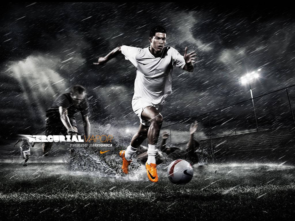 Cristiano Ronaldo er klar til å erobre verden i sin Nike #JustDoIt-kampanje. Bakgrunner