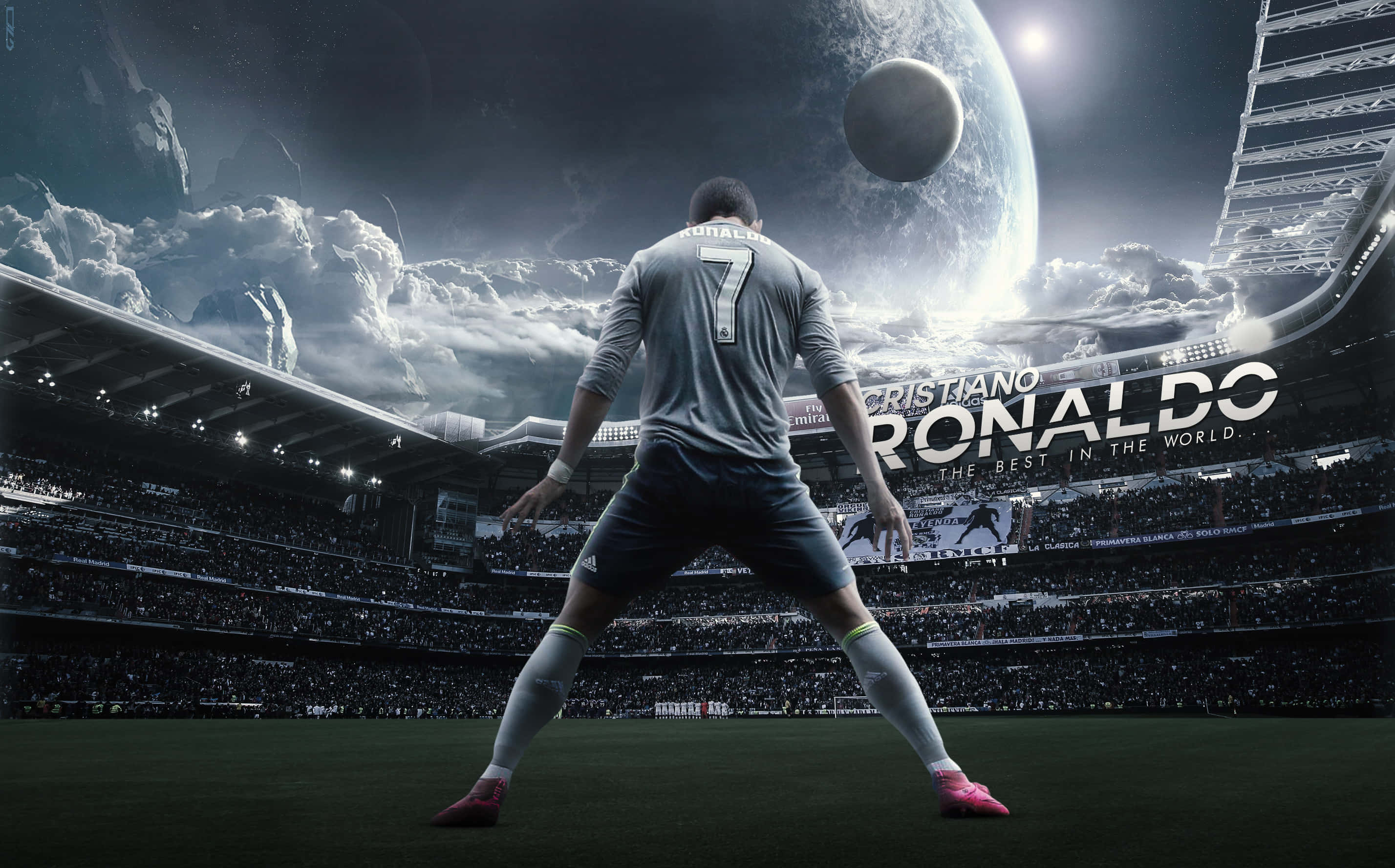 Cristiano Ronaldo feirer et mål på banen Bakgrunner