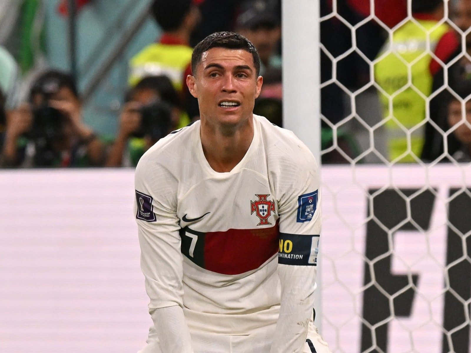 Cristiano Ronaldo i aksjon på fotballbanen Bakgrunner