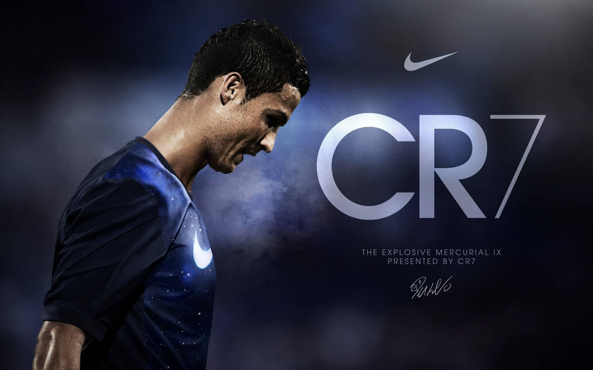 Cristiano Ronaldo CR7 Nike bakgrunnsbilde.
